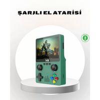 Taşınabilir Oyun Konsolu 3.5 İnç Ips Ekran Yaylı Çift Lr Tuşlu