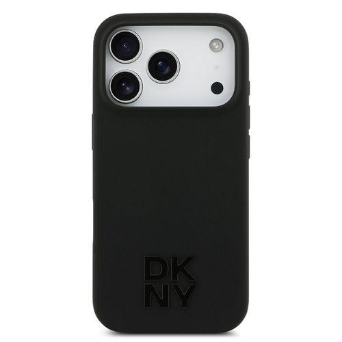 Apple iPhone 17 Pro Kılıf DKNY Orjinal Lisanslı M-safe Şarj Özellikli Metal Logolu Silikon Kapak