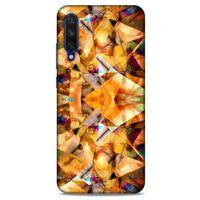 Xiaomi Mi A3 Kılıf Pastel Renkler (23) Ultra Koruma Kılıfı Turuncu