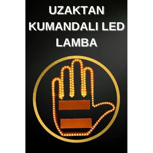 Led Işık El İşareti Araç Camı İçin Uzaktan Kumandalı