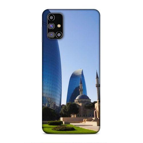Samsung Galaxy M31s Uyumlu Kılıf Azarbaijan (37) Silicone Cover Kule ve Camii