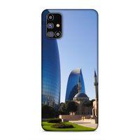 Samsung Galaxy M31s Uyumlu Kılıf Azarbaijan (37) Silicone Cover Kule ve Camii