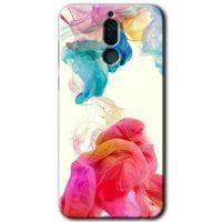 Huawei Mate 10 Lite Kılıf HD Desen Baskılı Arka Kapak - Gökkuşağı Color