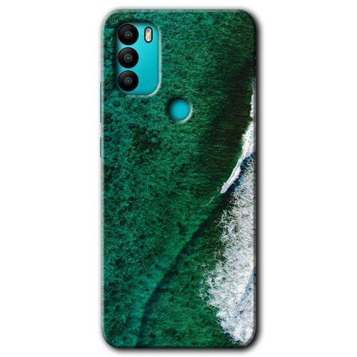 General Mobile GM 21 Plus Kılıf HD Desen Baskılı Arka Kapak - Yeşil Okyanus