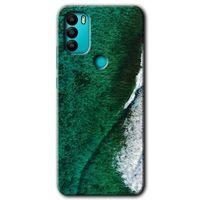 General Mobile GM 21 Plus Kılıf HD Desen Baskılı Arka Kapak - Yeşil Okyanus