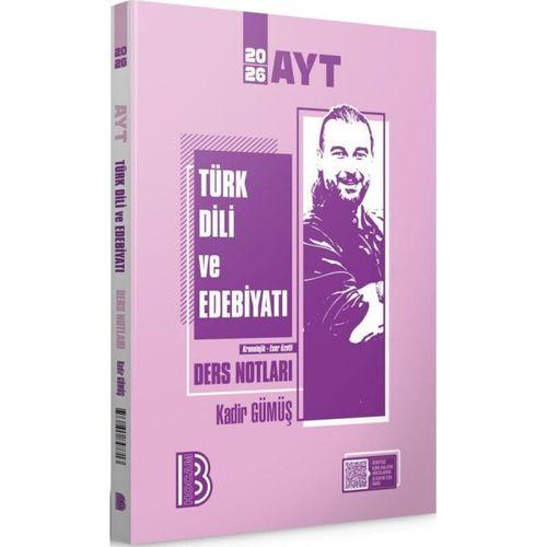 2026 AYT Türk Dili ve Edebiyatı Ders Notları Benim Hocam