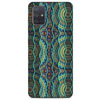 Samsung Galaxy A71 Kılıf Baskılı Özel Seri Taşlı (32) Soft Silikon Kılıf