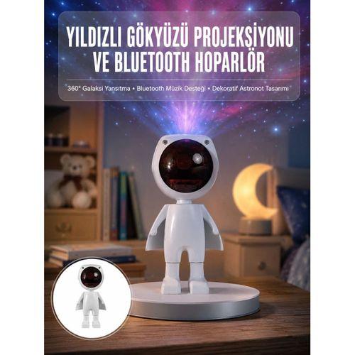 Gün Batımı Lambası Işık Arka Plan Projektör Sevimli Astronot Enerji Tasarruflu Yeni Nesil