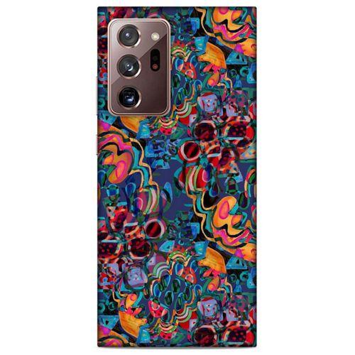 Lopard Samsung Galaxy Note 20 Ultra Uyumlu Kılıf Soyut Sanat (28) Desenli Arka Kapak