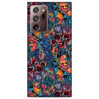 Lopard Samsung Galaxy Note 20 Ultra Uyumlu Kılıf Soyut Sanat (28) Desenli Arka Kapak