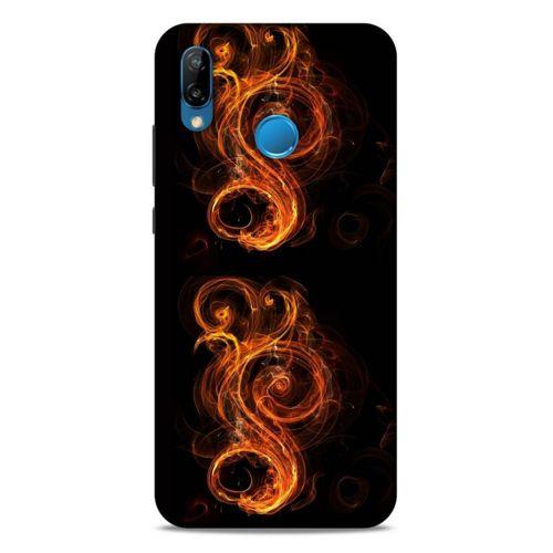 Lopard Huawei P20 Lite Uyumlu Kılıf FireX (23) Ultra Koruma Kılıfı Ateşten Simge