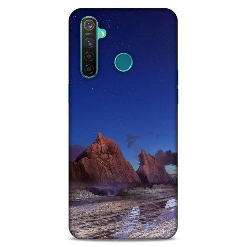 Lopard Oppo Realme 5 Pro Uyumlu Kılıf Gece'S (14) Lansman Kılıf Parliement Mavi