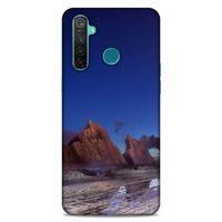 Lopard Oppo Realme 5 Pro Uyumlu Kılıf Gece'S (14) Lansman Kılıf Parliement Mavi