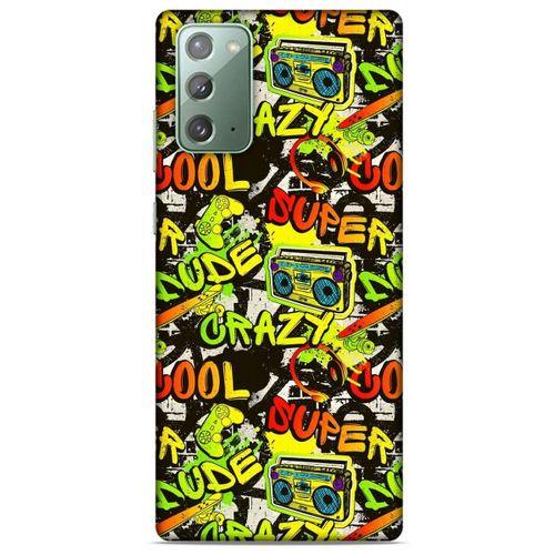 Graffitix (28) Desenli Silikon Kapak Samsung Galaxy Note 20 Kılıf