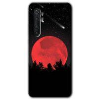 Xiaomi Mi Note 10 Lite Kılıf HD Desen Baskılı Arka Kapak - Kanlı Ay