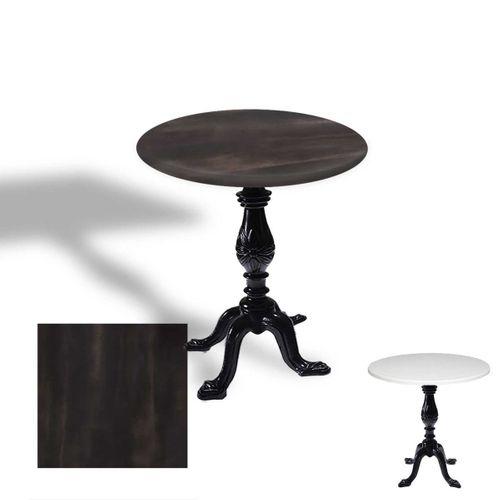 Dockers Çipa 1001 Döküm Ayak Yuvarlak Masa Çap 80cm - (Werzalit, Wermodin ve Allzalit Tabla) - Rocked