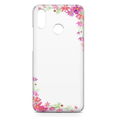 Huawei Nova 3e Kılıf Akdeniz Çiçekleri Arka Kapak Koruma Desenli Full Koruyucu