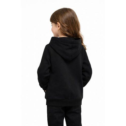 Kız Çocuk Fermuarlı Kapüşonlu Sweatshirt BGL-ST05277