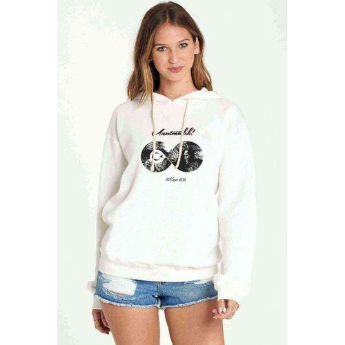 Sonsuzluk 10 Kasim Açık Renkler Tum Baskılı Beyaz Kadın Kapşonlu Sweatshirt