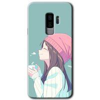 Samsung Galaxy S9 Plus HD Baskılı Kılıf + 9D Tam Ekran Koruyucu - Happy Girl