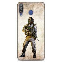 Lopard Samsung Galaxy M30 Uyumlu Kılıf GameX (21) Koruyucu Kapak Soldier