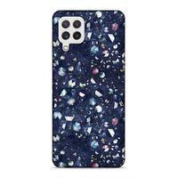 Samsung Galaxy A22 Uyumlu Kılıf Utopia (36) Glitter Kılıf Kahverengi