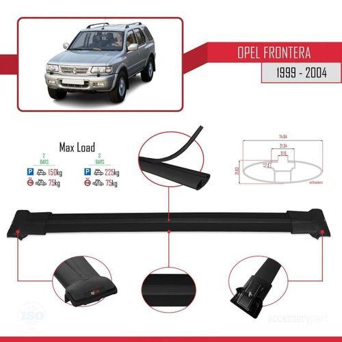 Opel Frontera 1999-2004 Arası ile Uyumlu FLY Model Ara Atkı Tavan Barı SİYAH
