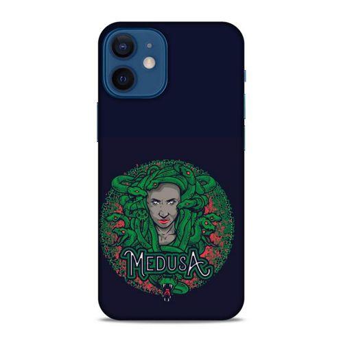 Lopard Apple iPhone 12 Mini Uyumlu Kılıf Tattoo's (3) Kapak Medusa Dövmesi