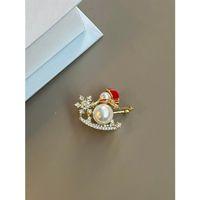 Kardan Adam Broş - Beyaz