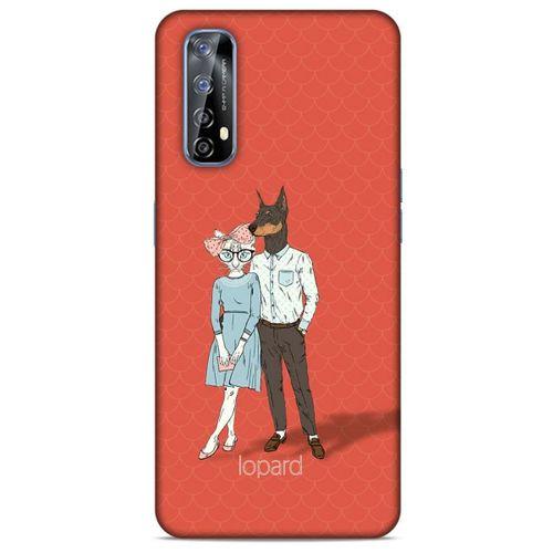 Huawei P Smart 2021 Kılıf FunnyMaX (15) Antişok Kılıf Kırmızı Kedi Köpek