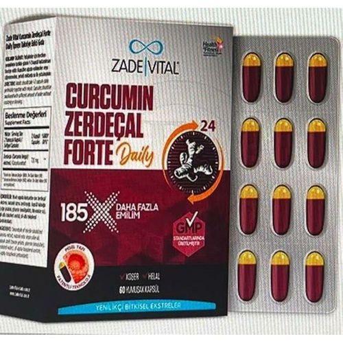 Zade Vital Zade Vital Zerdeçal Forte Daily 60 Kapsül