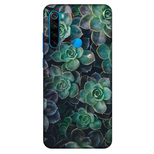 Xiaomi Redmi Note 8 Uyumlu Kılıf Yeşil Delisi (33) Hybrid Kılıf Çay yeşil