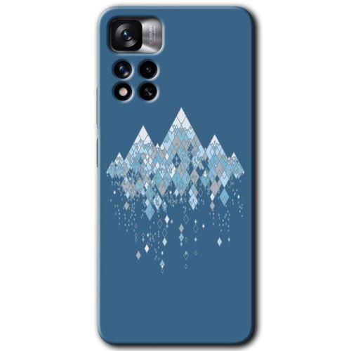 Potkal Hediye Fabrikası Xiaomi Redmi Note 11 Pro Plus 5G Kılıf HD Desen Baskılı Arka Kapak - Yarım Mermer