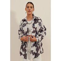 3900 Oversize Uzun Basic Gömlek - D. Siyah