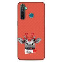 Animax Cute Cow Oppo Realme 5 Pro Kılıf Desenli Silikon