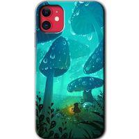 iPhone 11 Kılıf Baskılı Kapak - Silhoutte Dropss + 5D Tam Kaplayan Cam