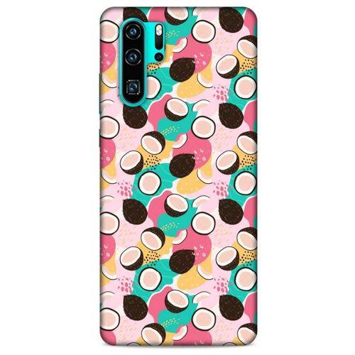 Frutix Hindistan Cevizi 01 Huawei P30 Pro Kılıf Desenli Silikon