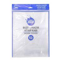 Stilo Hazır Kitap Kabı 10Lu Şeffaf Buzlu - 1 paket