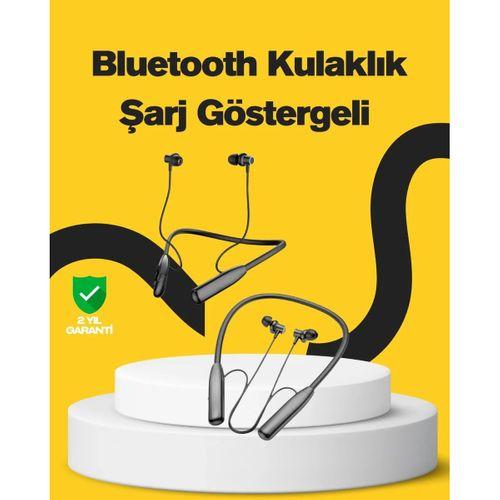 Y12 Bluetooth Boyun Bantlı Kulaklık – 100 Saat Pil, Bluetooth 5.3, Dokunmatik Kontrol