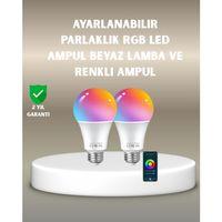 Akıllı 9w Rgbw Led Ampul, Tasaruflu Romantik Işıklı