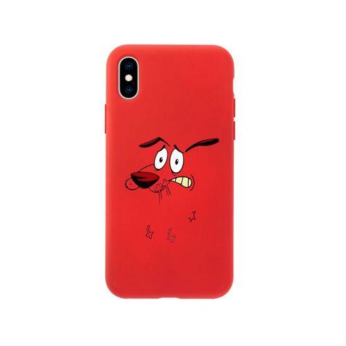 iPhone Xs Max Pink Panther Tasarımlı Kırmızı Telefon Kılıfı