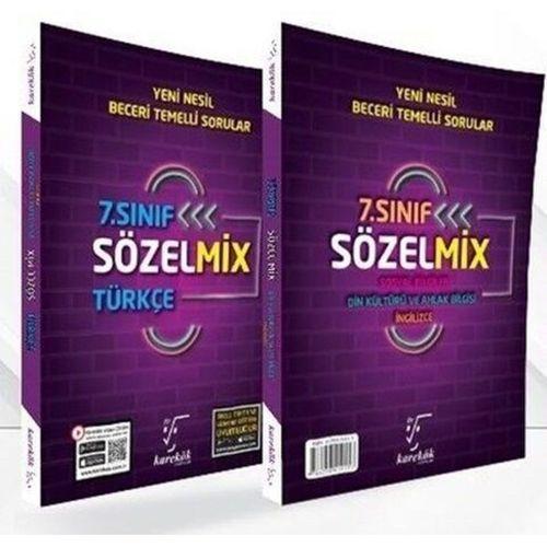 7. Sınıf Sözelmix Türkçe Din Kültürü ve Ahlak Bilgisi İngilizce Soru Bankası Karekök Yayınları