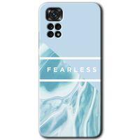 Redmi Note 11s 5G Global Kılıf HD Desen Baskılı Arka Kapak - Fearless + Kırılmaz Cam