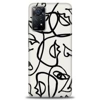 Xiaomi Redmi Note 11 Pro Kılıf HD Baskılı Kılıf - Suratlar + Tam Ekran Koruyucu