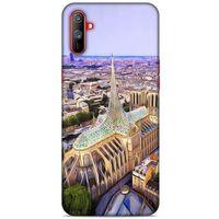 Oppo Realme C3 Kılıf Dünya Mimarisi (8) Baskılı Kılıf Notre Dome