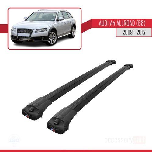 Audi A4 (B8) Allroad 2008-2015 Arası ile uyumlu ACE-1 Ara Atkı Tavan Barı SİYAH