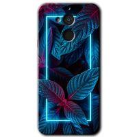 MRCİLETİSİM General Mobile GM 8 Kılıf HD Desen Baskılı Arka Kapak + Temperli Cam - Mekanik Yaprak 4