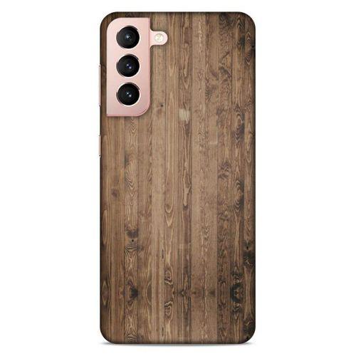 Lopard Samsung Galaxy S21 Uyumlu Kılıf Wood'X (6) Silikon Kılıf Desenli