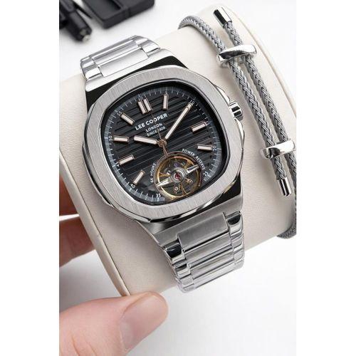 Lee Cooper 2 Yıl Garantili Otomatik Mekanizma İtalyan Bileklik Hediyeli 5 Atm Erkek Kol Saati LC.350