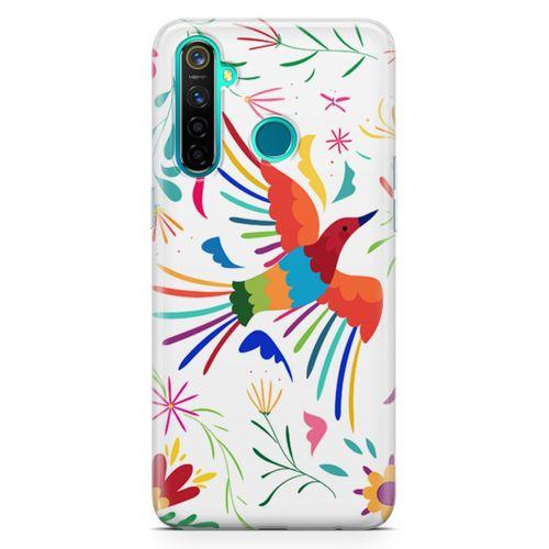 Oppo Realme 5 Pro Kılıf Rengarenk Doğa Arka Kapak Koruma Desenli Full Koruyucu